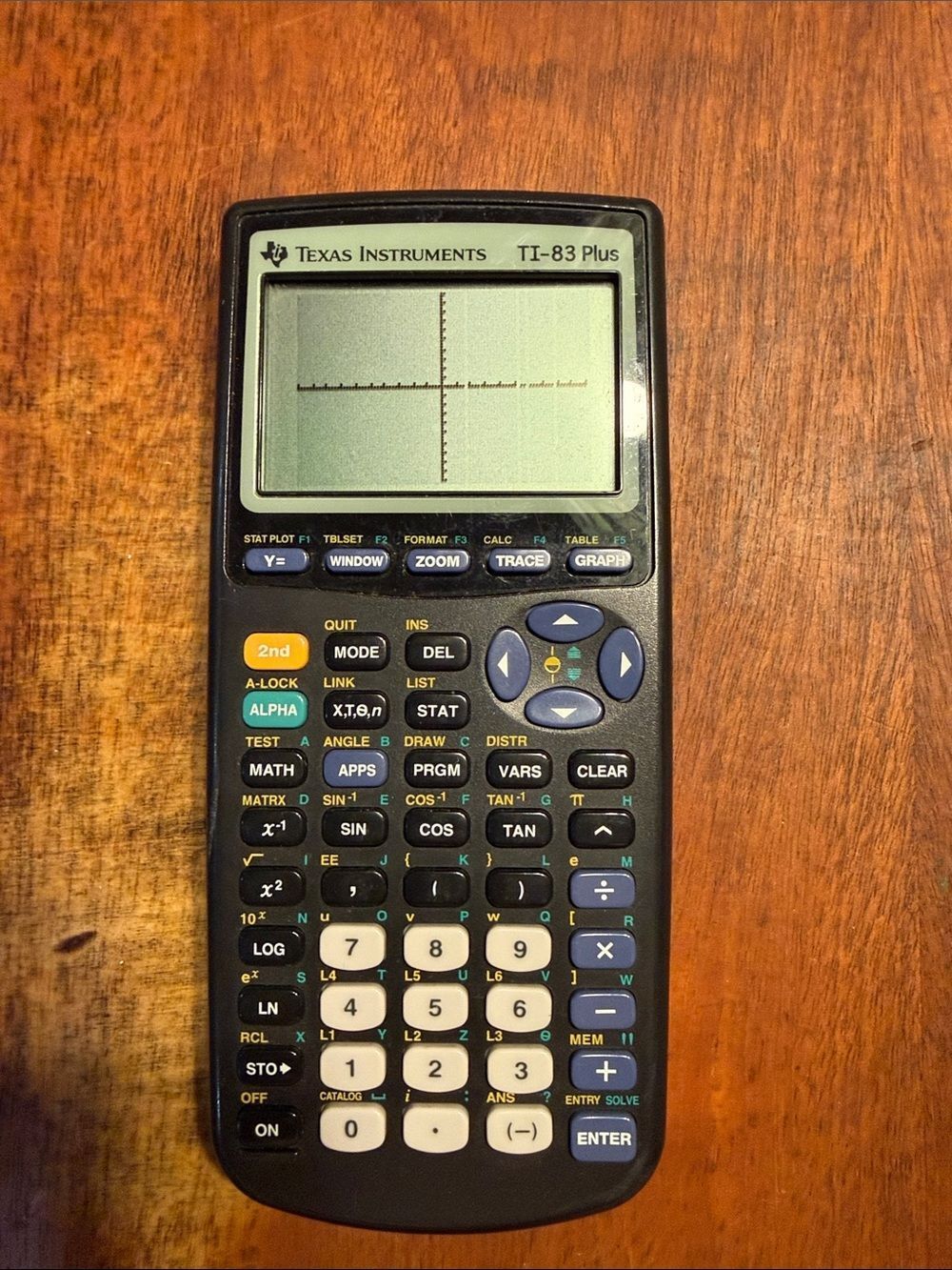 Texas Instruments TI-83 Plus Black Graphing Calculator w/Cover *Tested & Works*